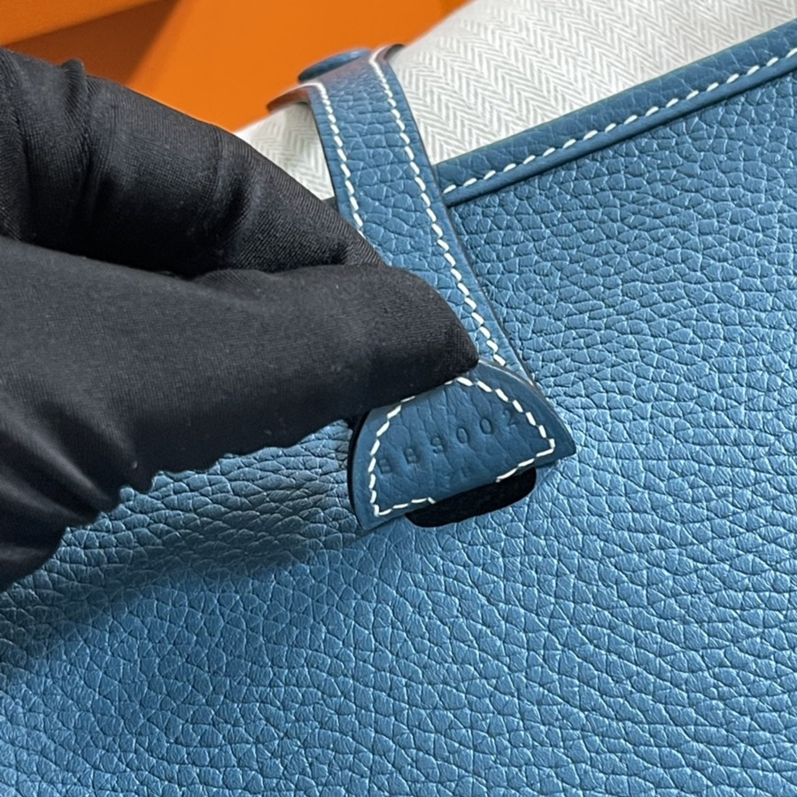 Evelyn 29CM Clemence TC皮 牛仔藍 銀扣_4