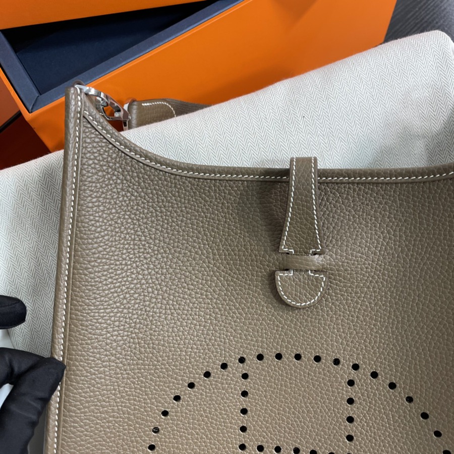 Evelyn 29CM Clemence TC皮 大象灰 銀扣_3