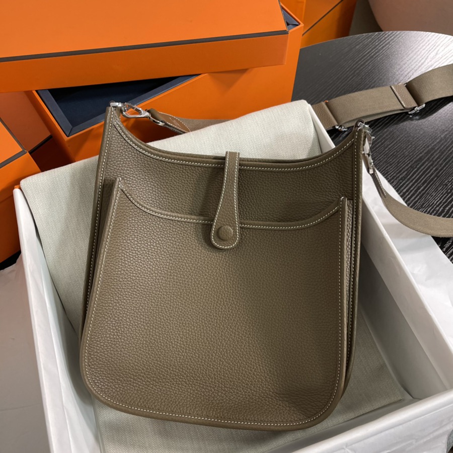 Evelyn 29CM Clemence TC皮 大象灰 銀扣_5