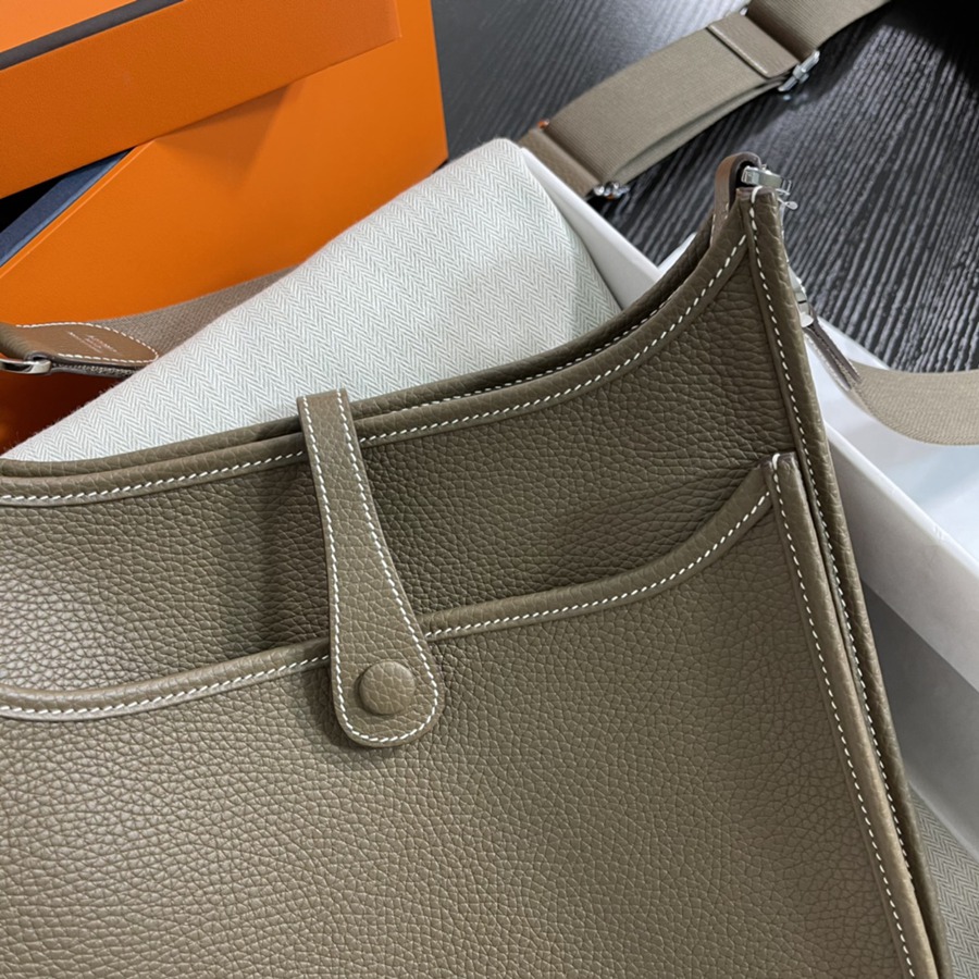 Evelyn 29CM Clemence TC皮 大象灰 銀扣_6