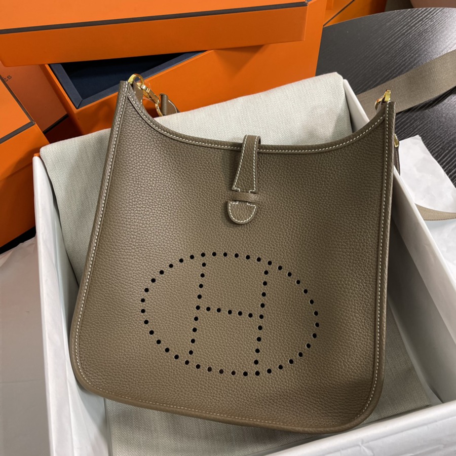 Evelyn 29CM Clemence TC皮 大象灰 金扣_2