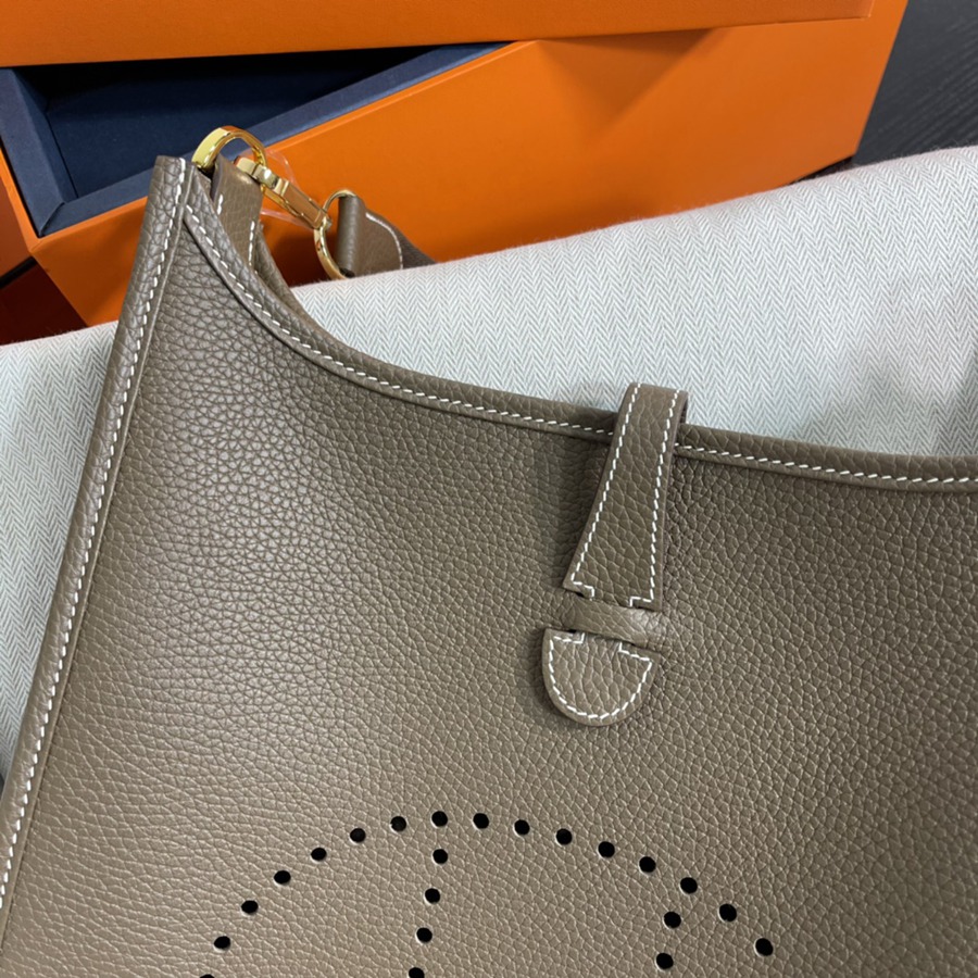 Evelyn 29CM Clemence TC皮 大象灰 金扣_3