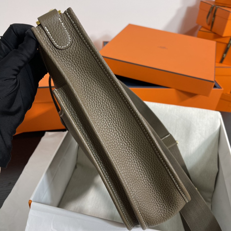 Evelyn 29CM Clemence TC皮 大象灰 金扣_7