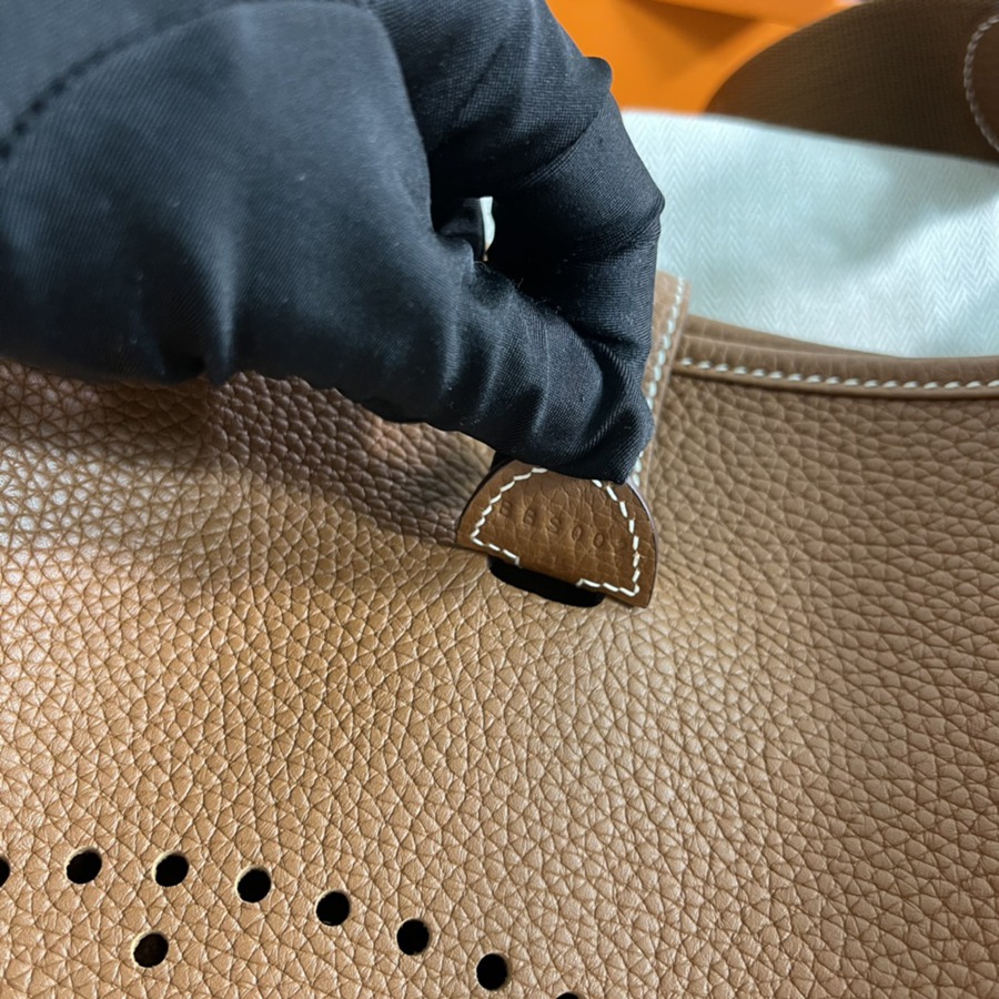 Evelyn 29CM Clemence TC皮 金棕 金扣_4