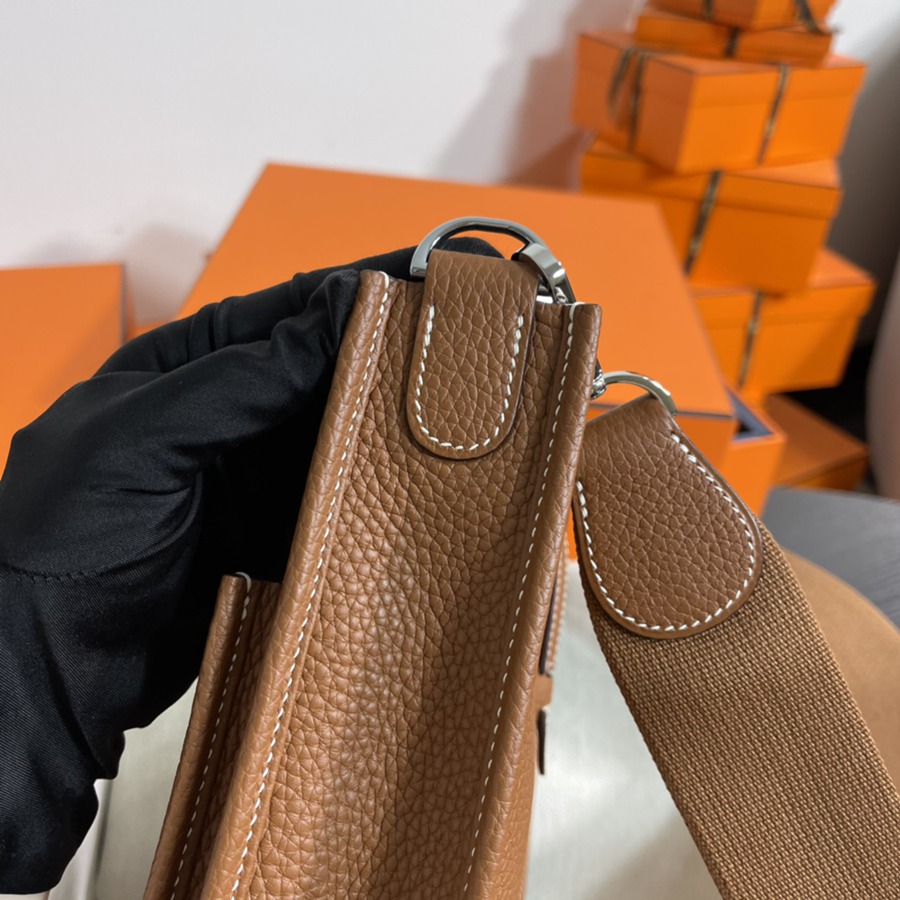 Evelyn 29CM Clemence TC皮 金棕 銀扣_6