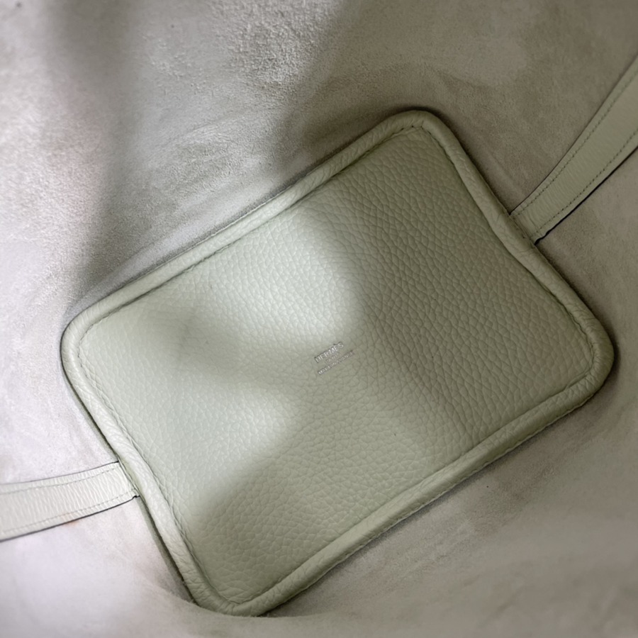 菜籃子Picotin 18 泡緑銀扣 TC皮_8