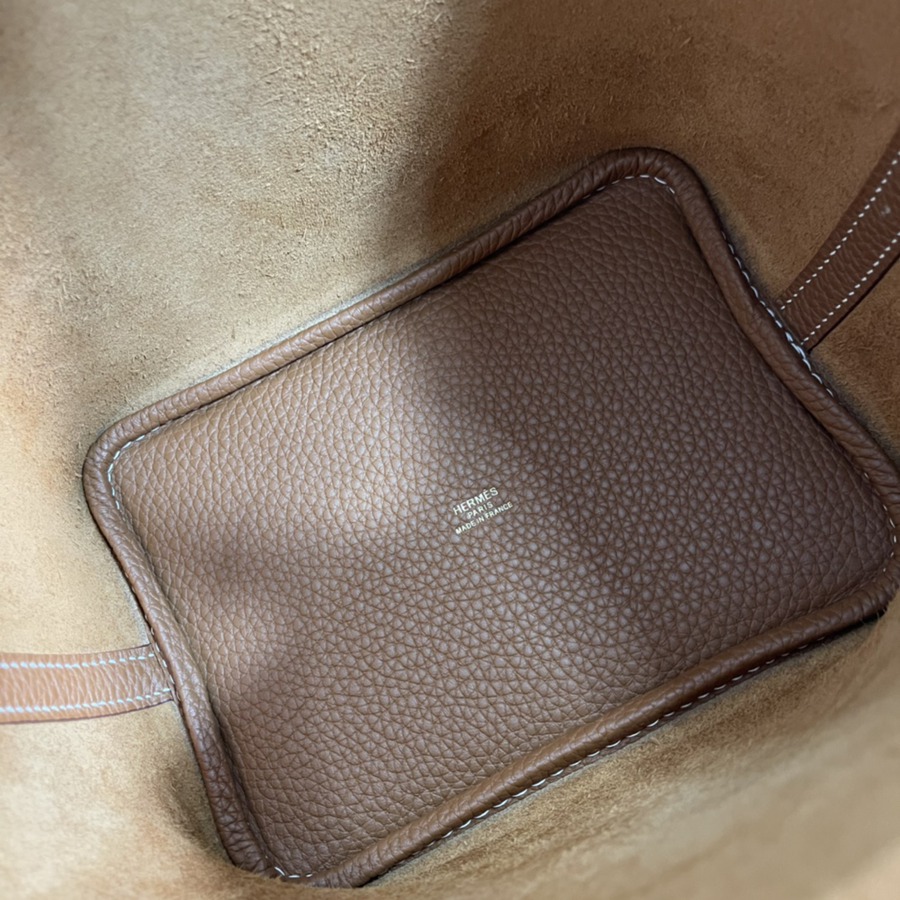 菜籃子Picotin 18 金棕金扣 TC皮_8