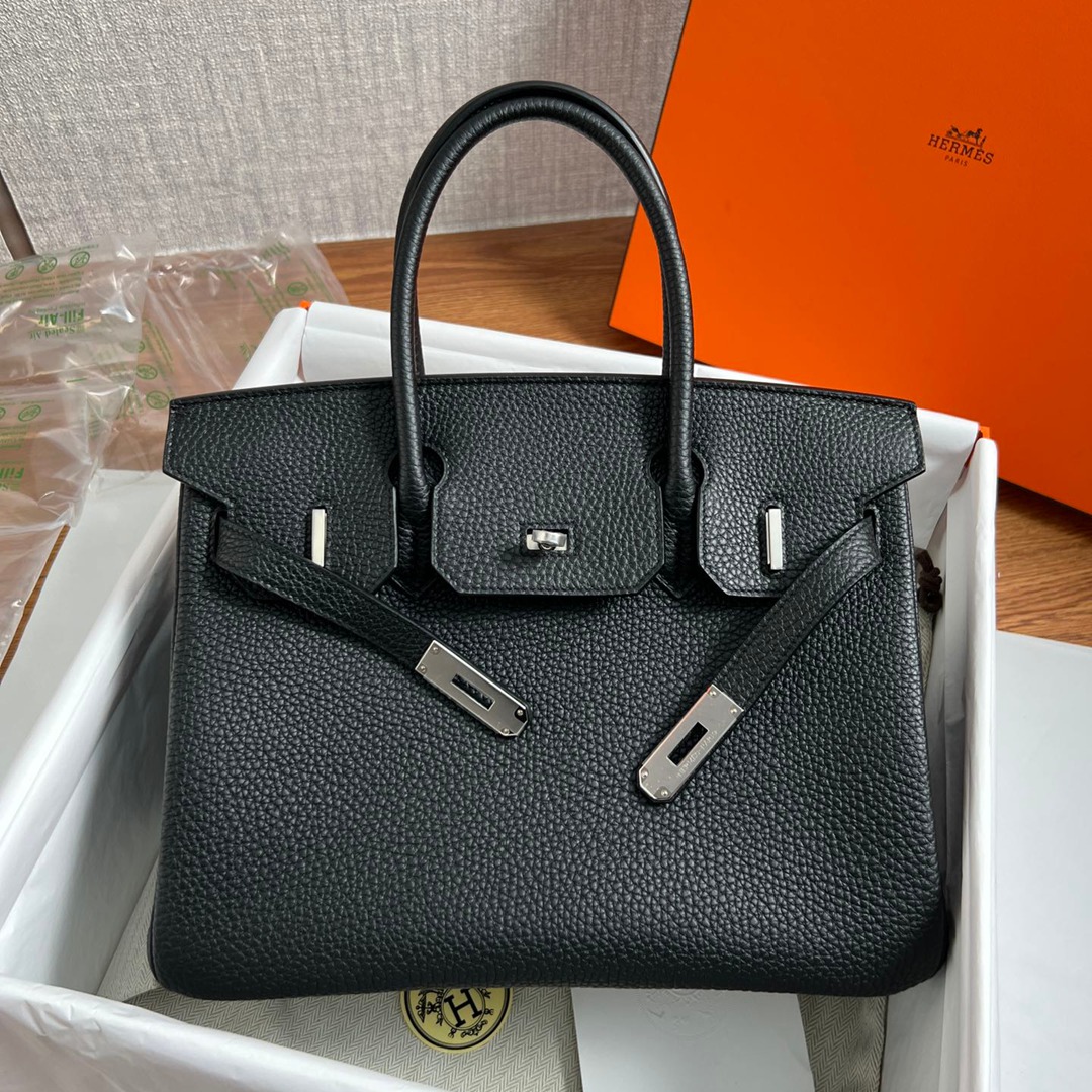 Birkin30 黑色銀扣_1