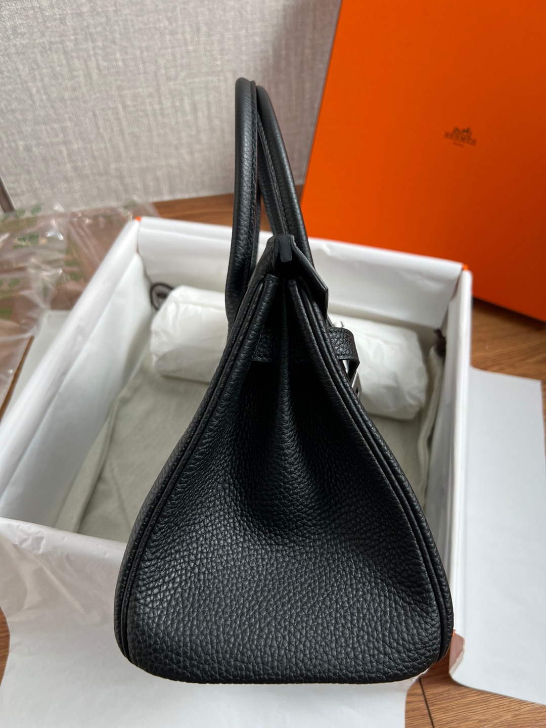 Birkin30 黑色銀扣_3