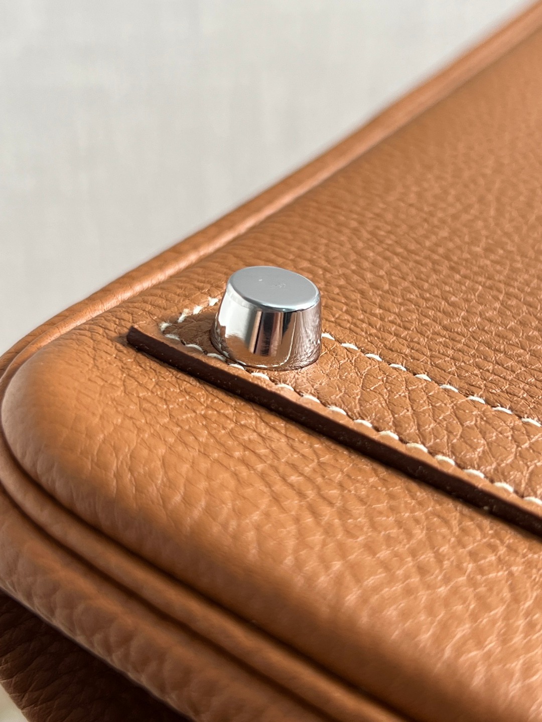 Birkin25 金棕銀扣_13