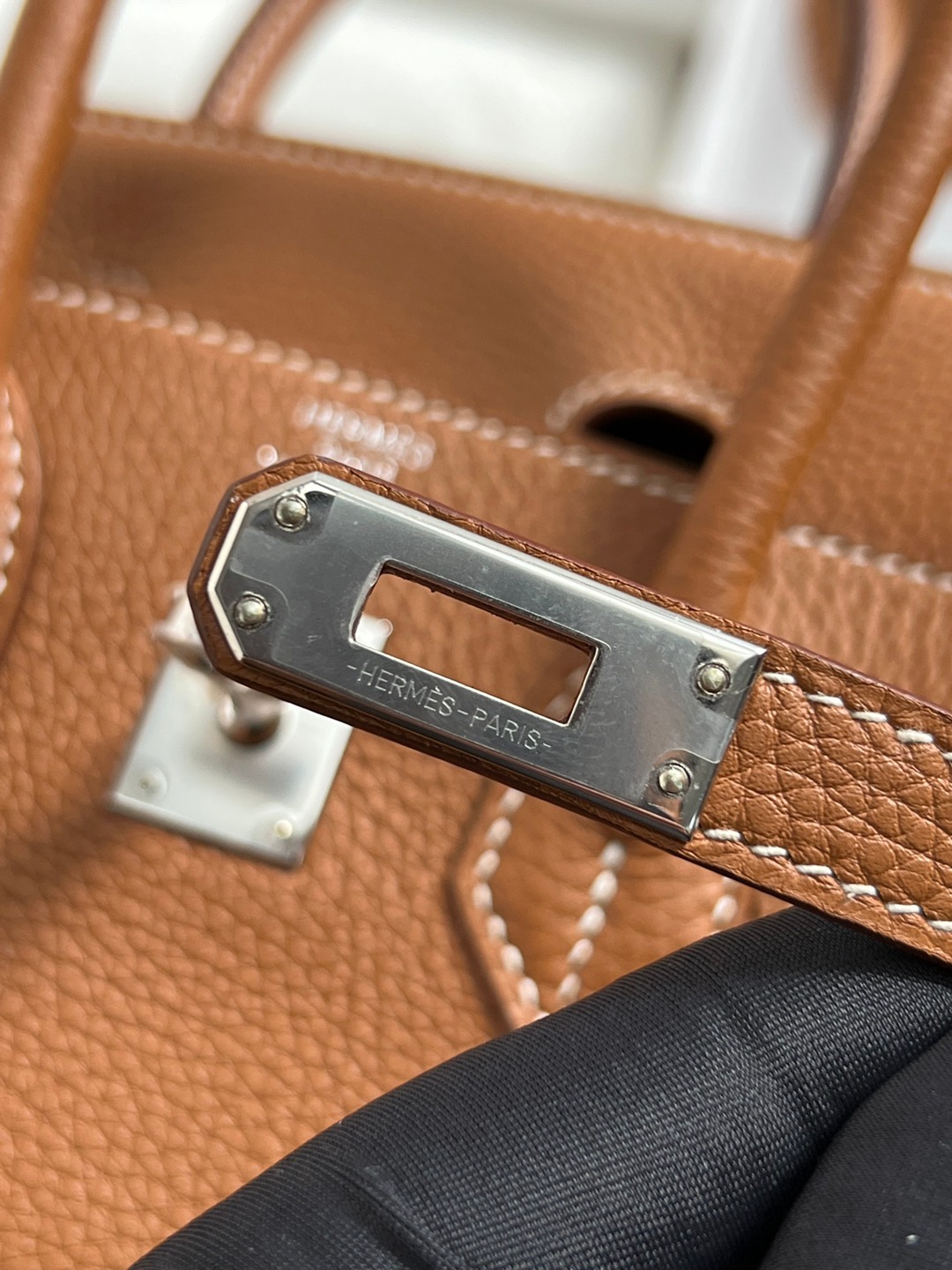 Birkin25 金棕銀扣_16