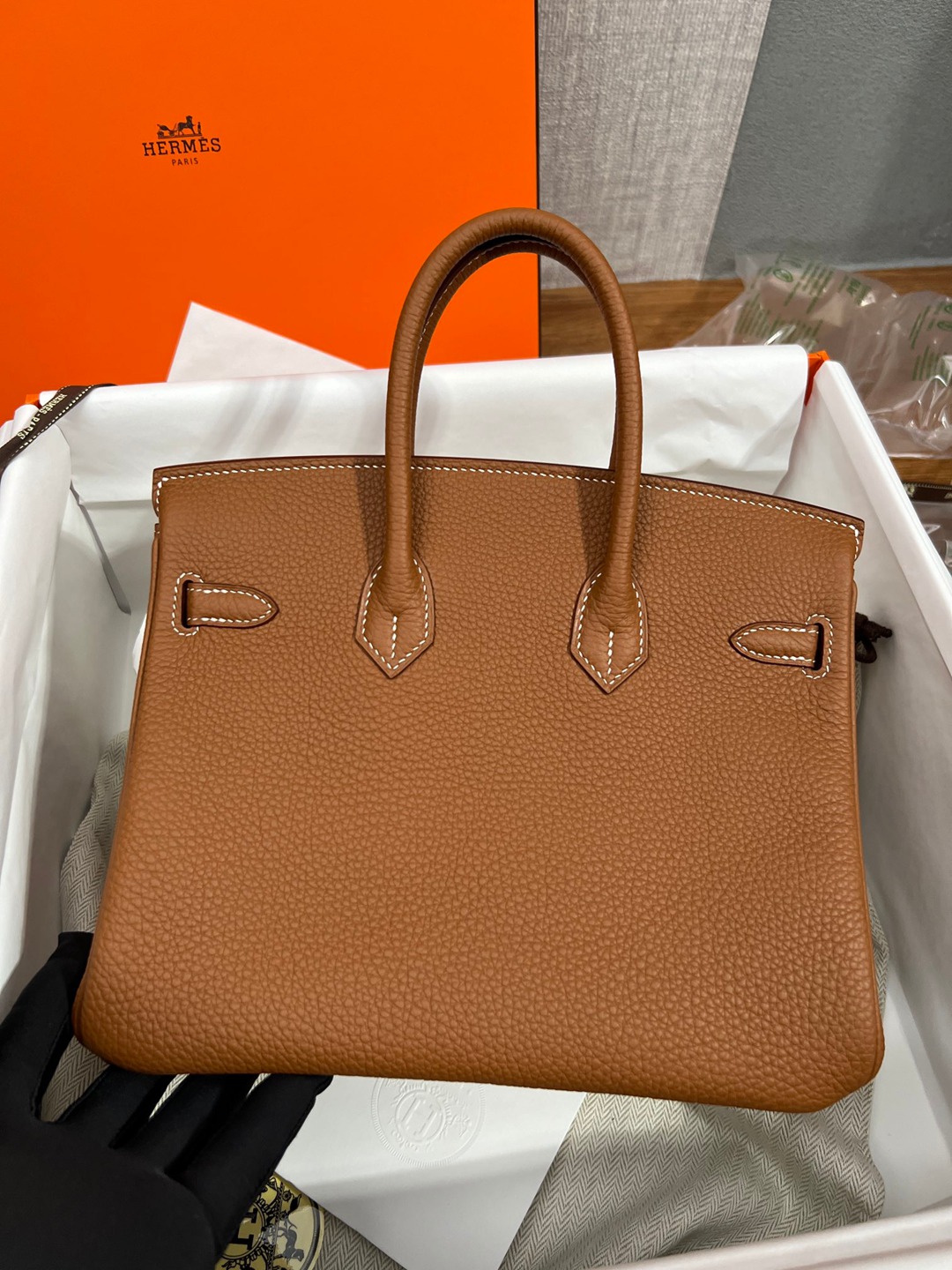 Birkin25 金棕金扣_7