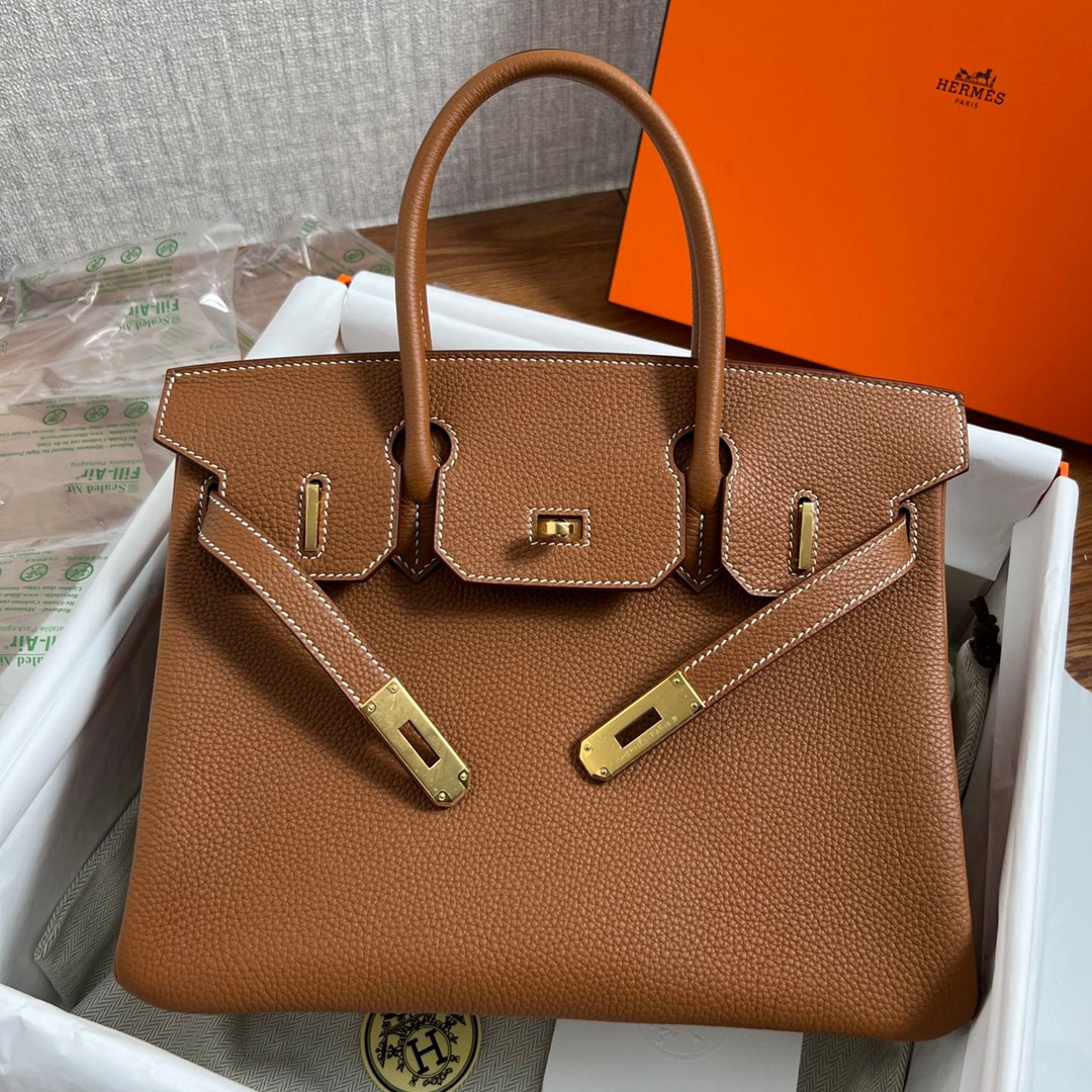 Birkin30 金棕金扣_1