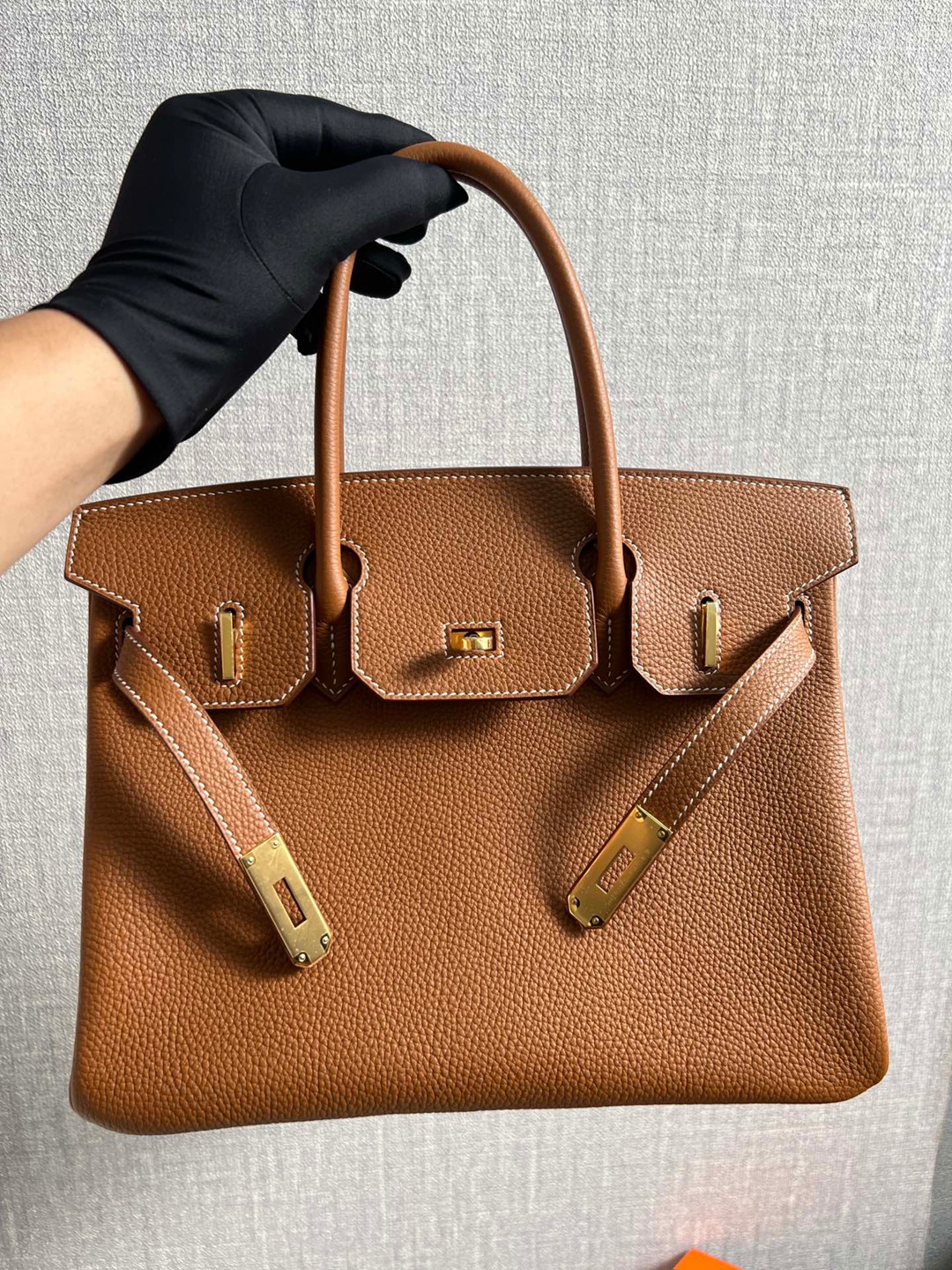 Birkin30 金棕金扣_2