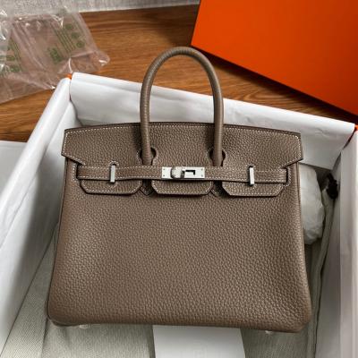 Birkin25大象灰銀扣