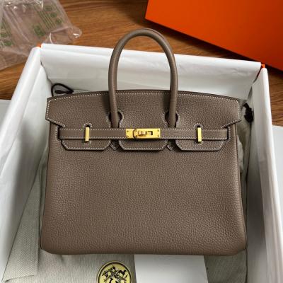 Birkin25大象灰金扣