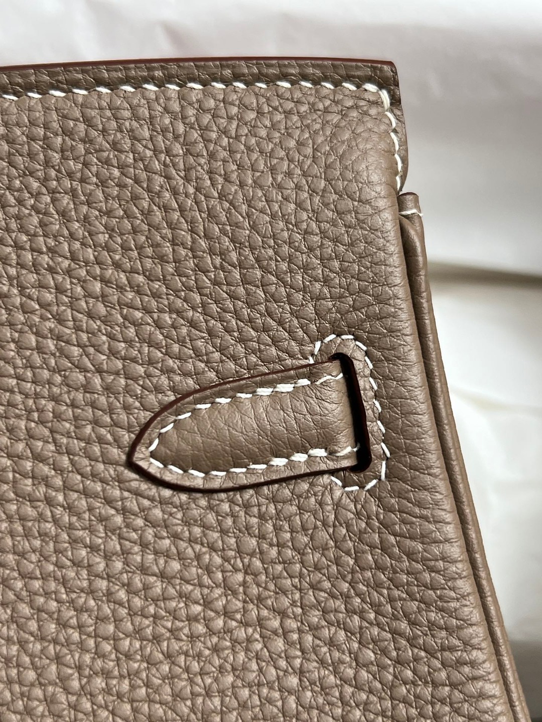 Birkin25大象灰金扣_11