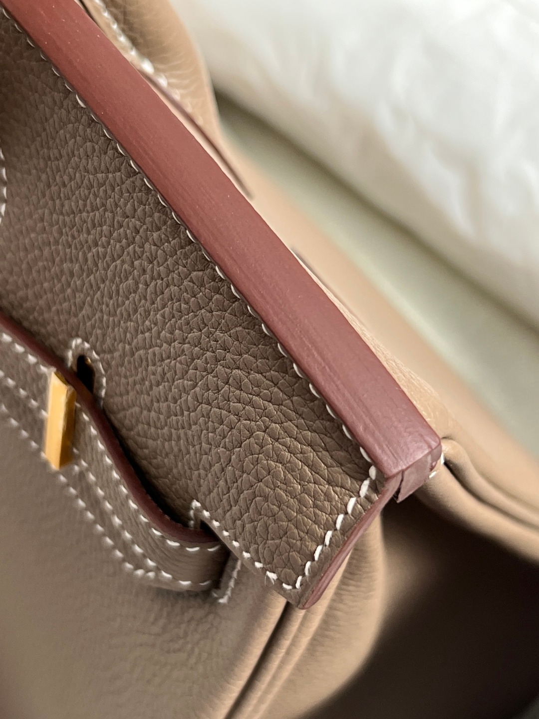 Birkin30 大象灰金扣_10