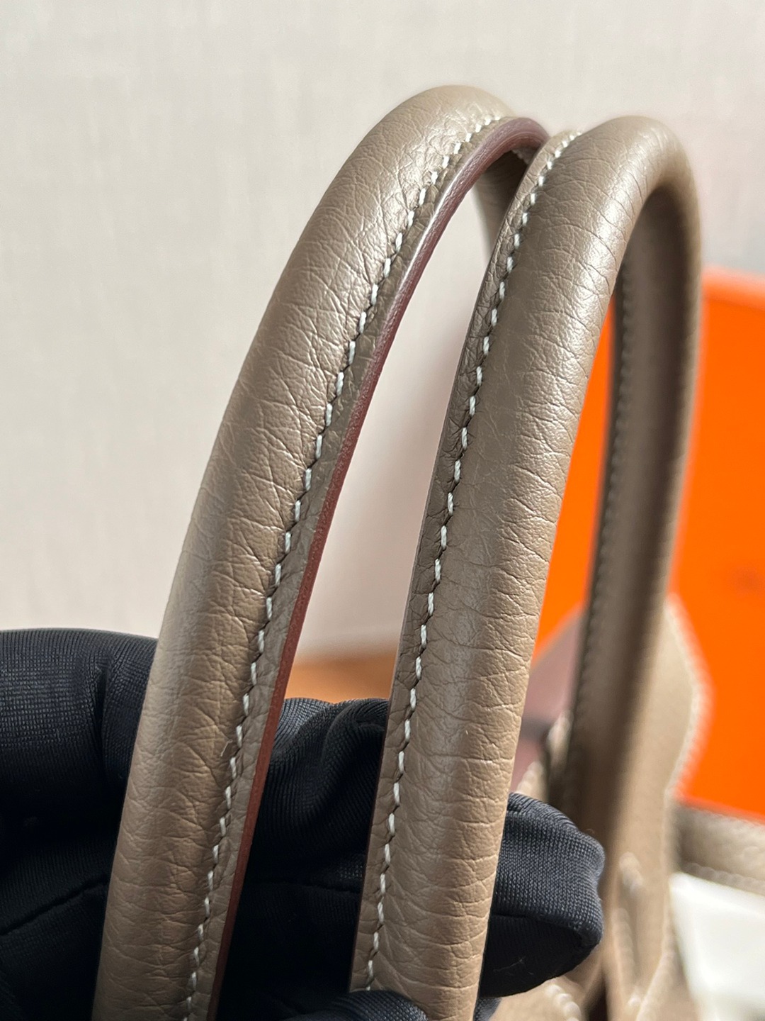 Birkin30 大象灰銀扣_11