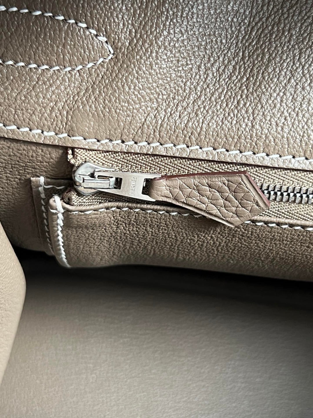 Birkin30 大象灰銀扣_22