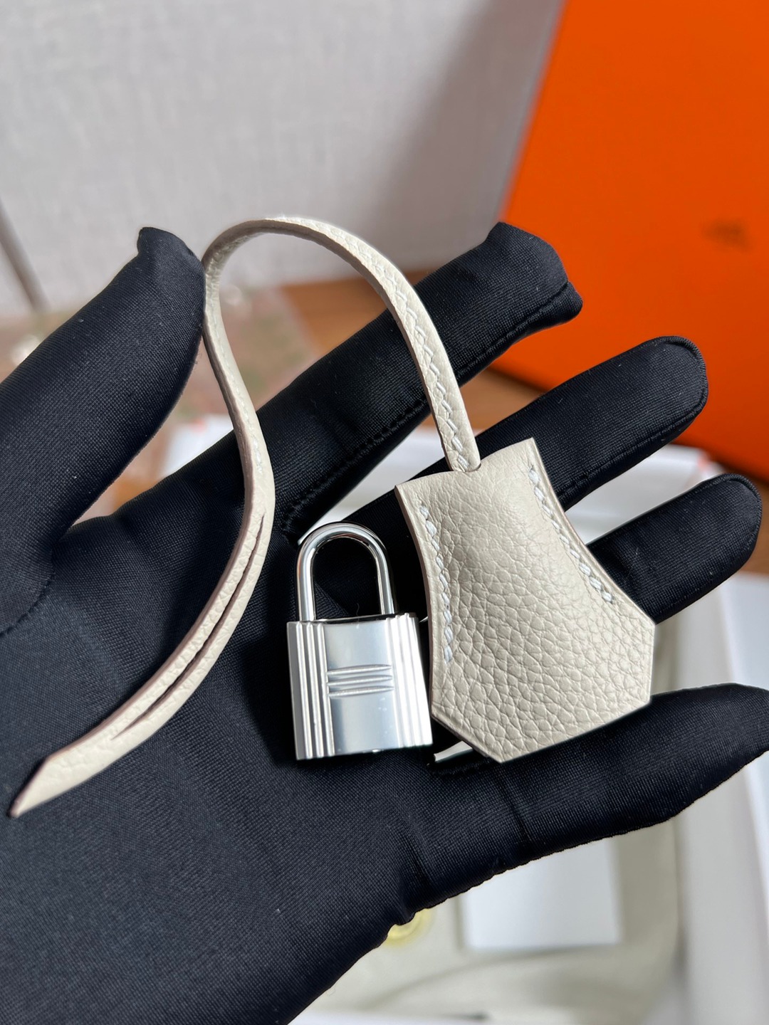 Birkin25 奶昔白銀扣_13