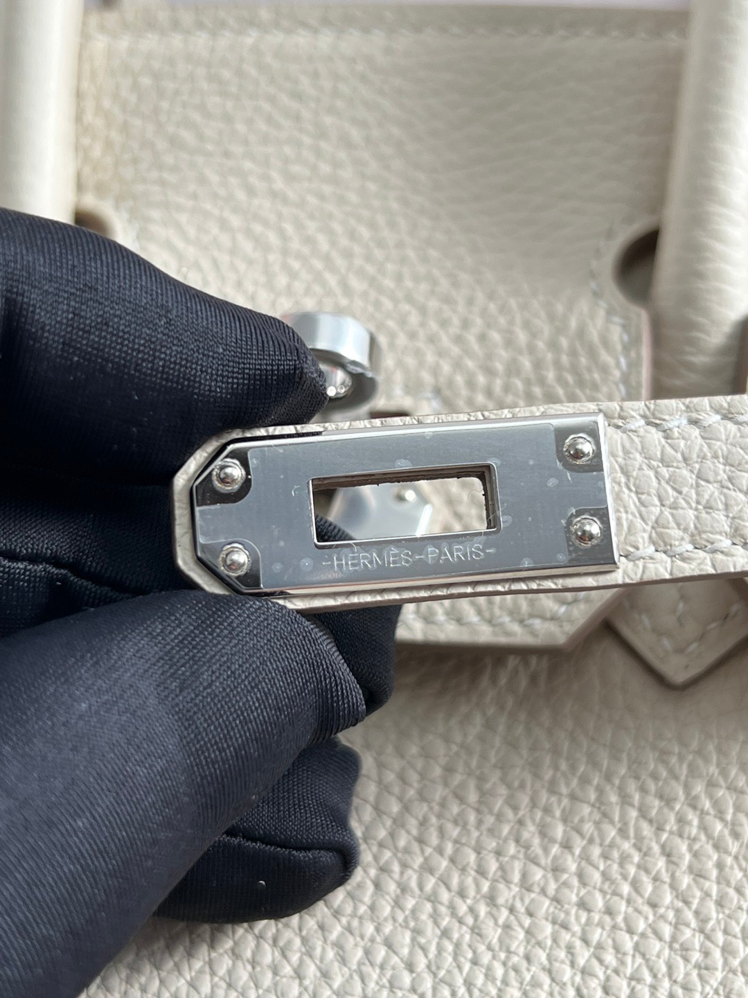 Birkin25 奶昔白銀扣_19
