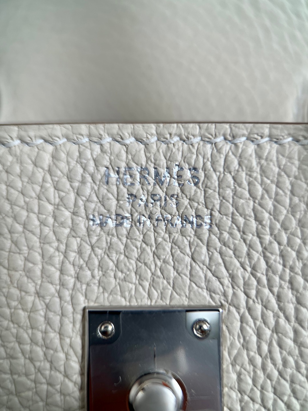 Birkin25 奶昔白銀扣_22