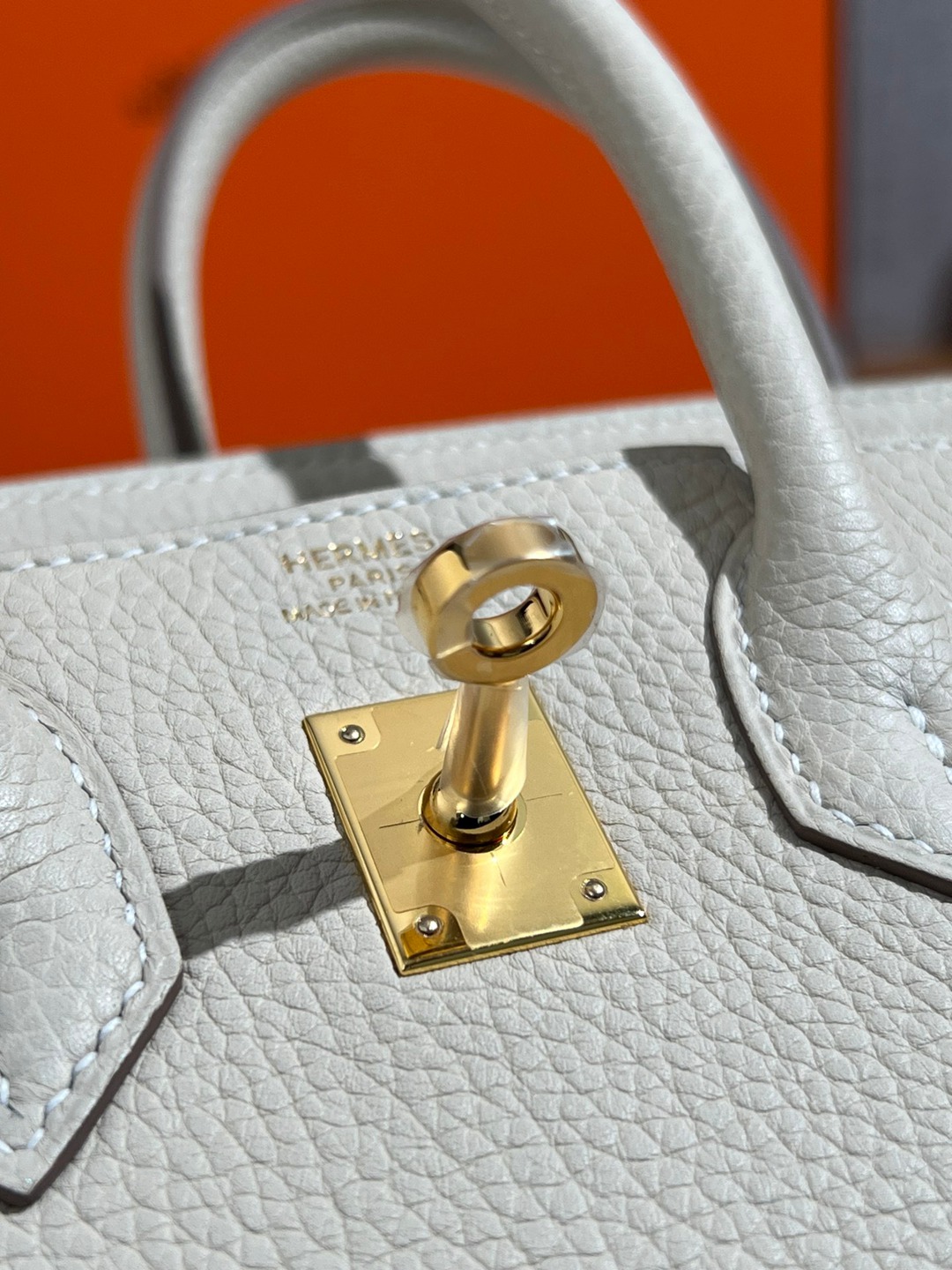 Birkin25 奶昔白金扣_23