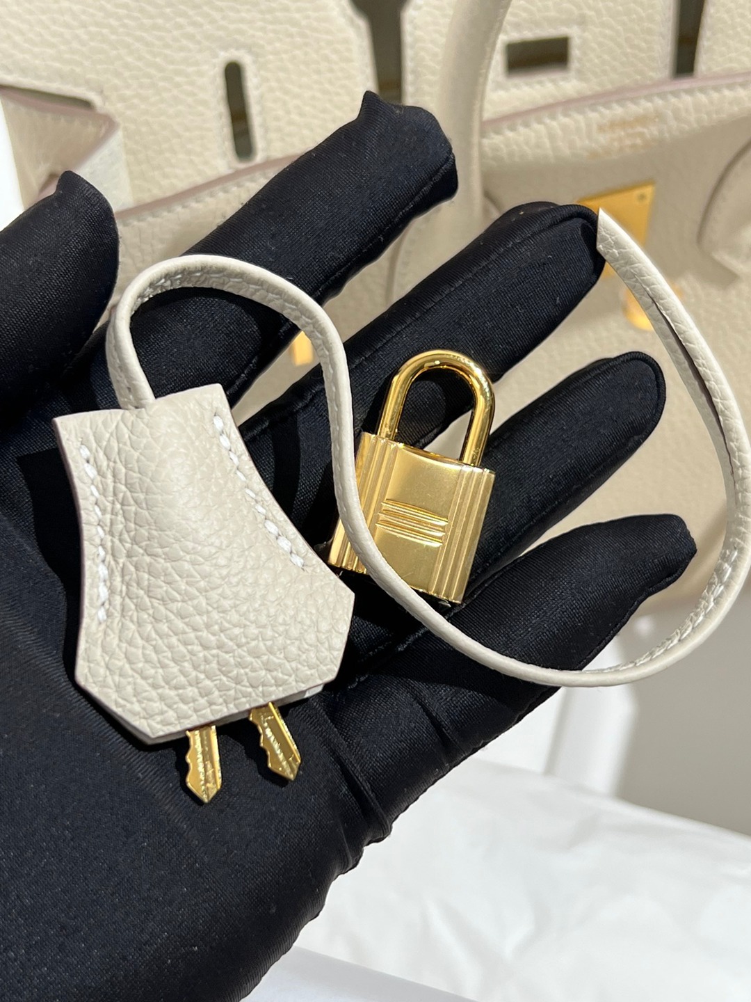 Birkin25 奶昔白金扣_24