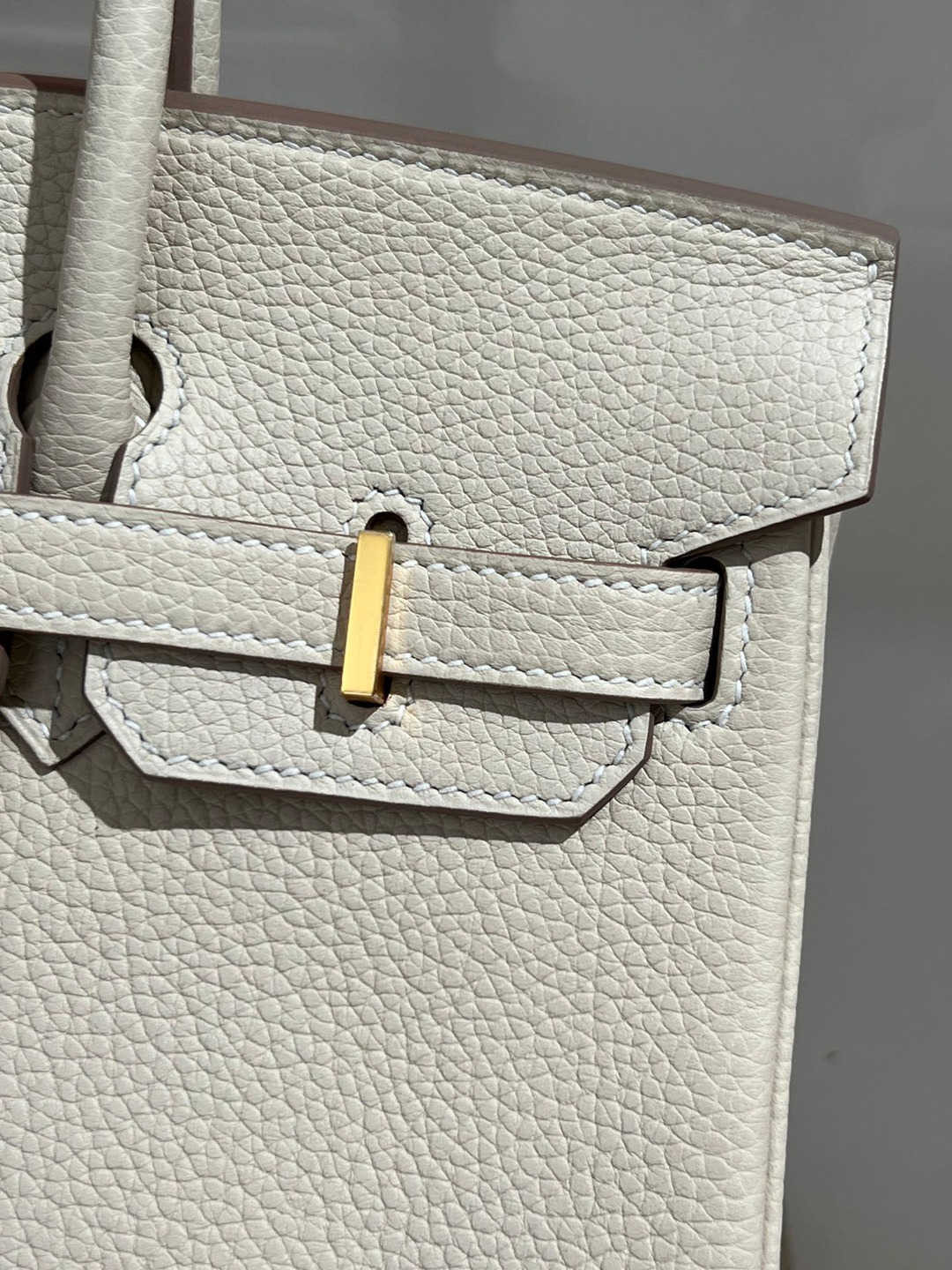 Birkin25 奶昔白金扣_8