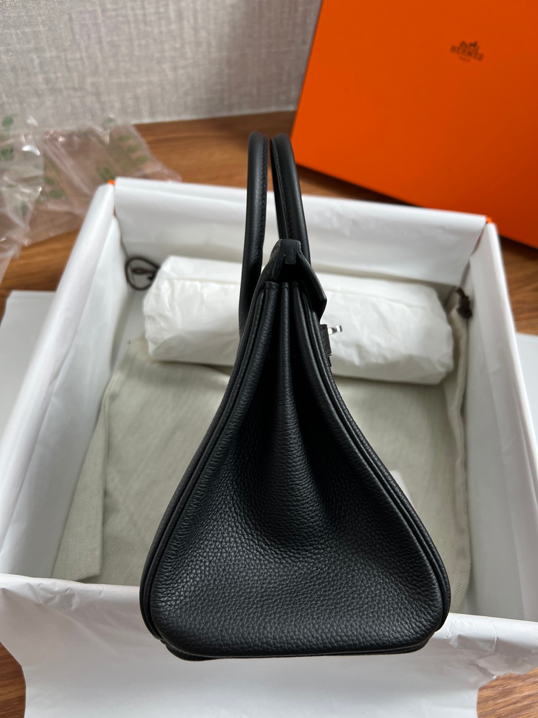Birkin25 黑色銀扣_14