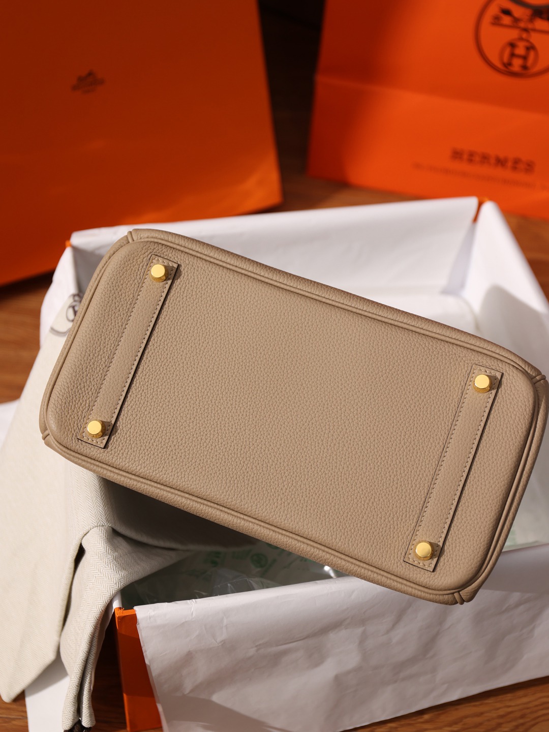 Birkin30 風衣灰金扣 Togo皮_16