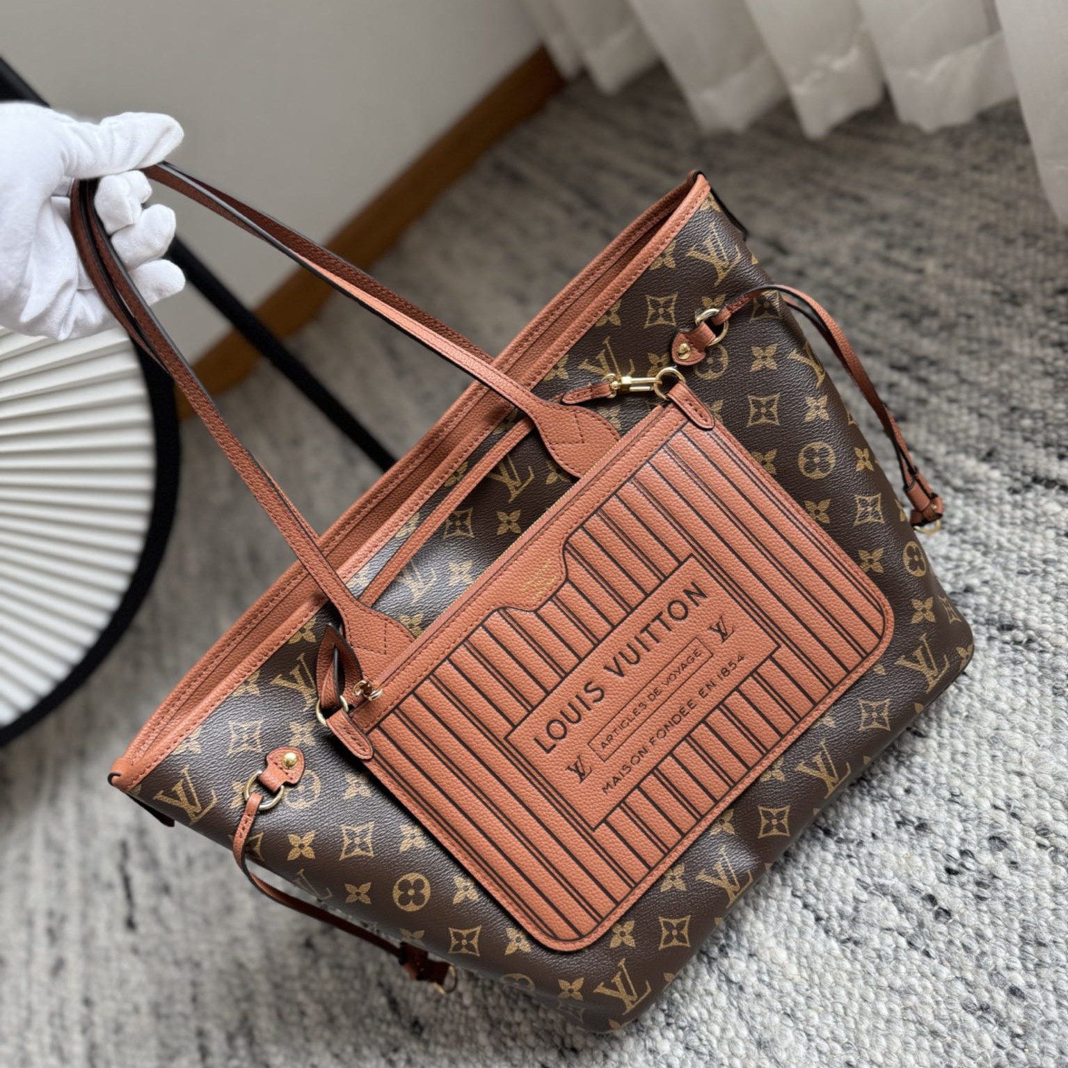 M12061 Neverfull Inside Out MM購物包_2