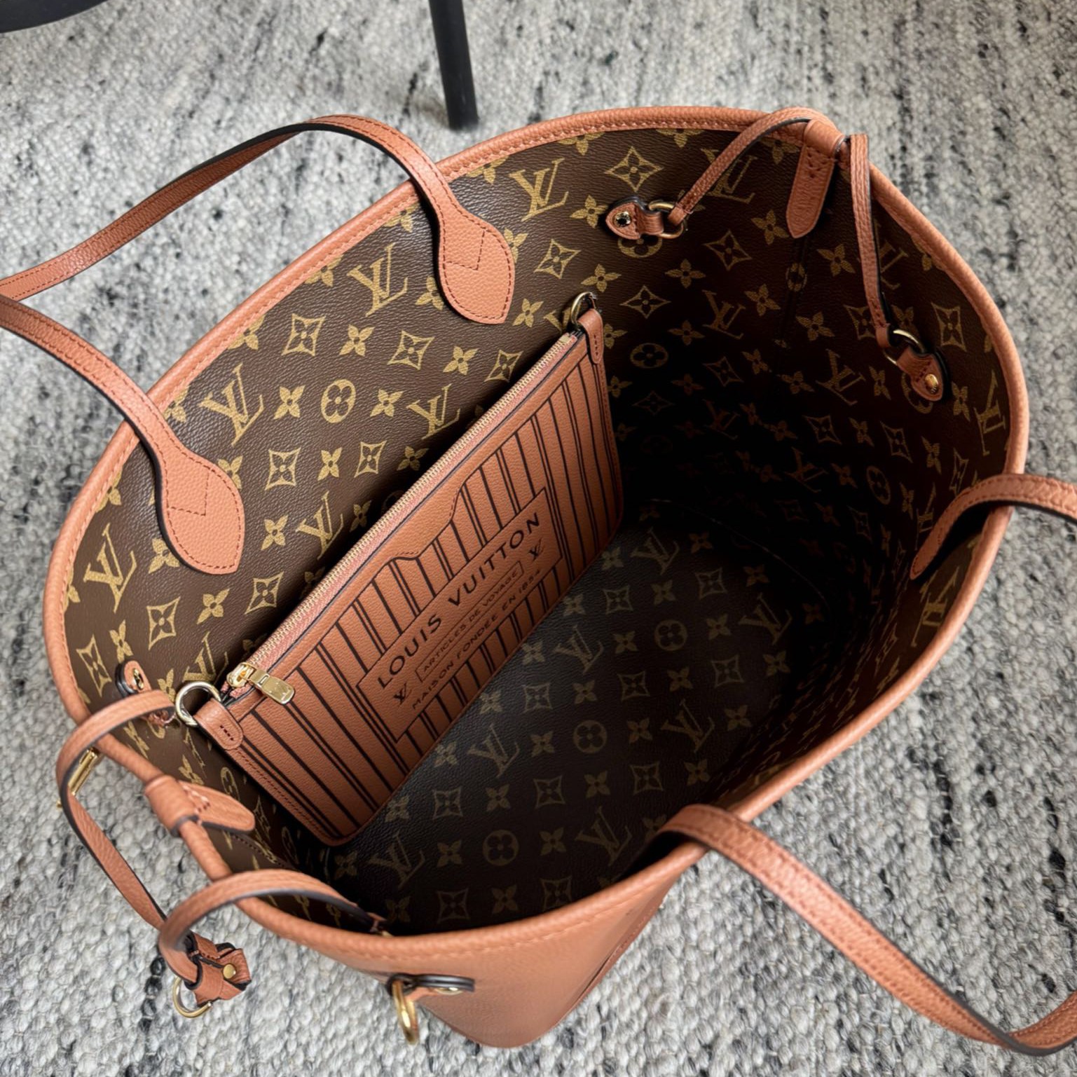 M12061 Neverfull Inside Out MM購物包_10