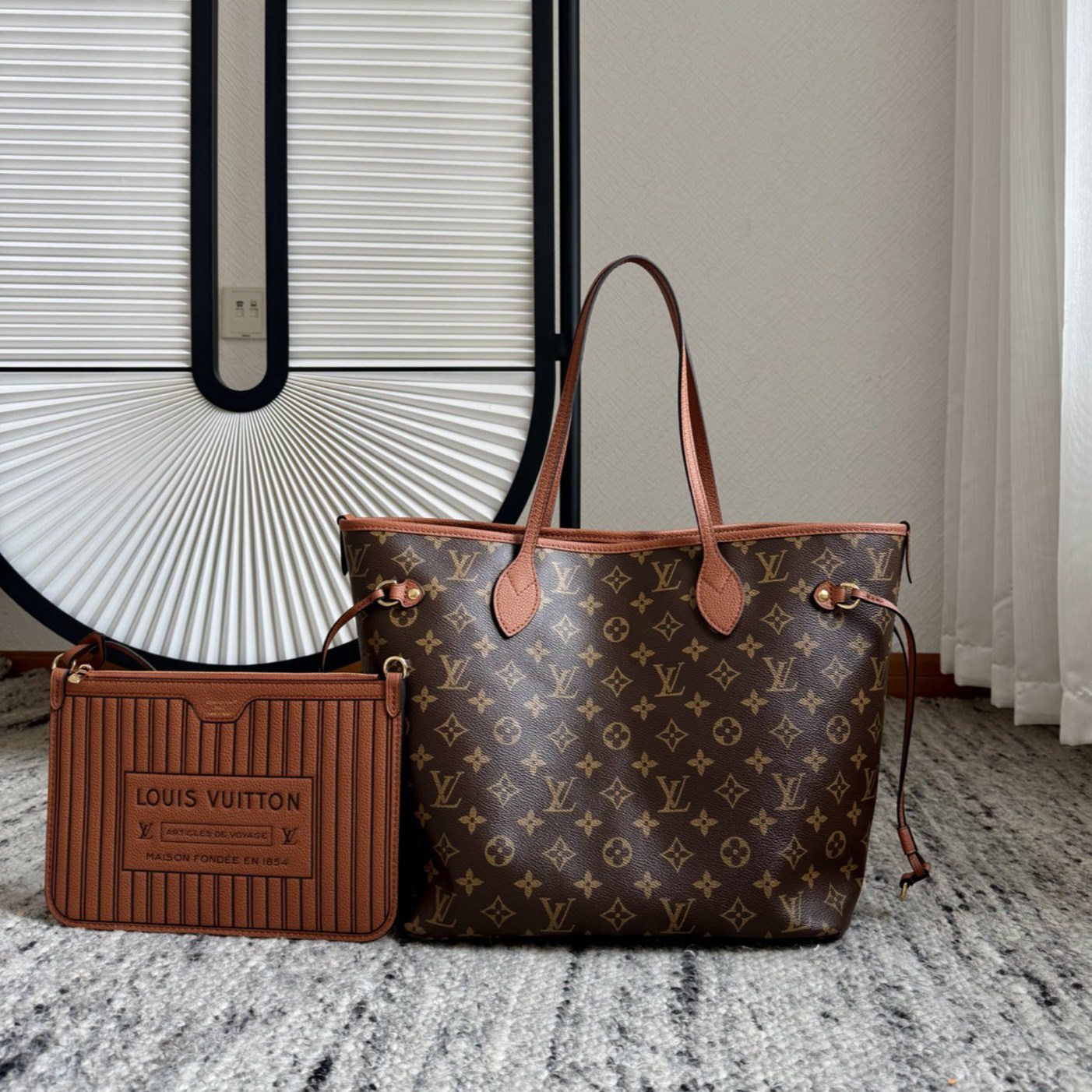 M12061 Neverfull Inside Out MM購物包_5