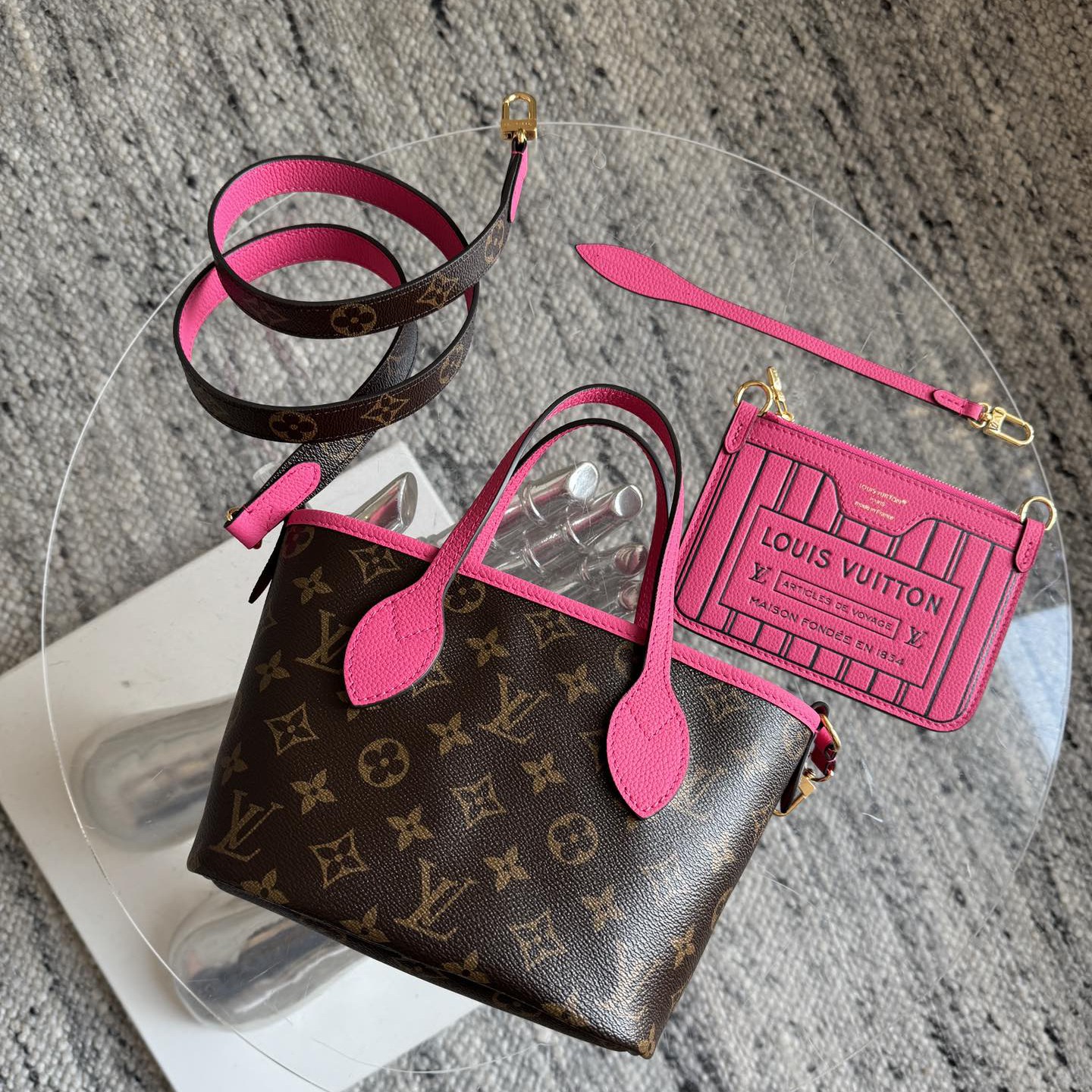 M12106 Neverfull Bandouliere Inside Out BB 手袋_3