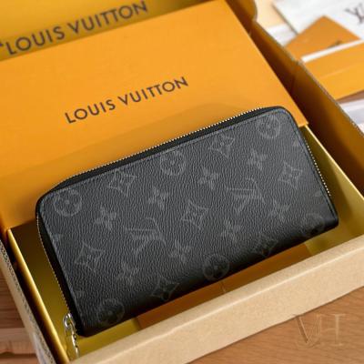 M62295 黑花 Zippy 拉鏈豎款錢夾