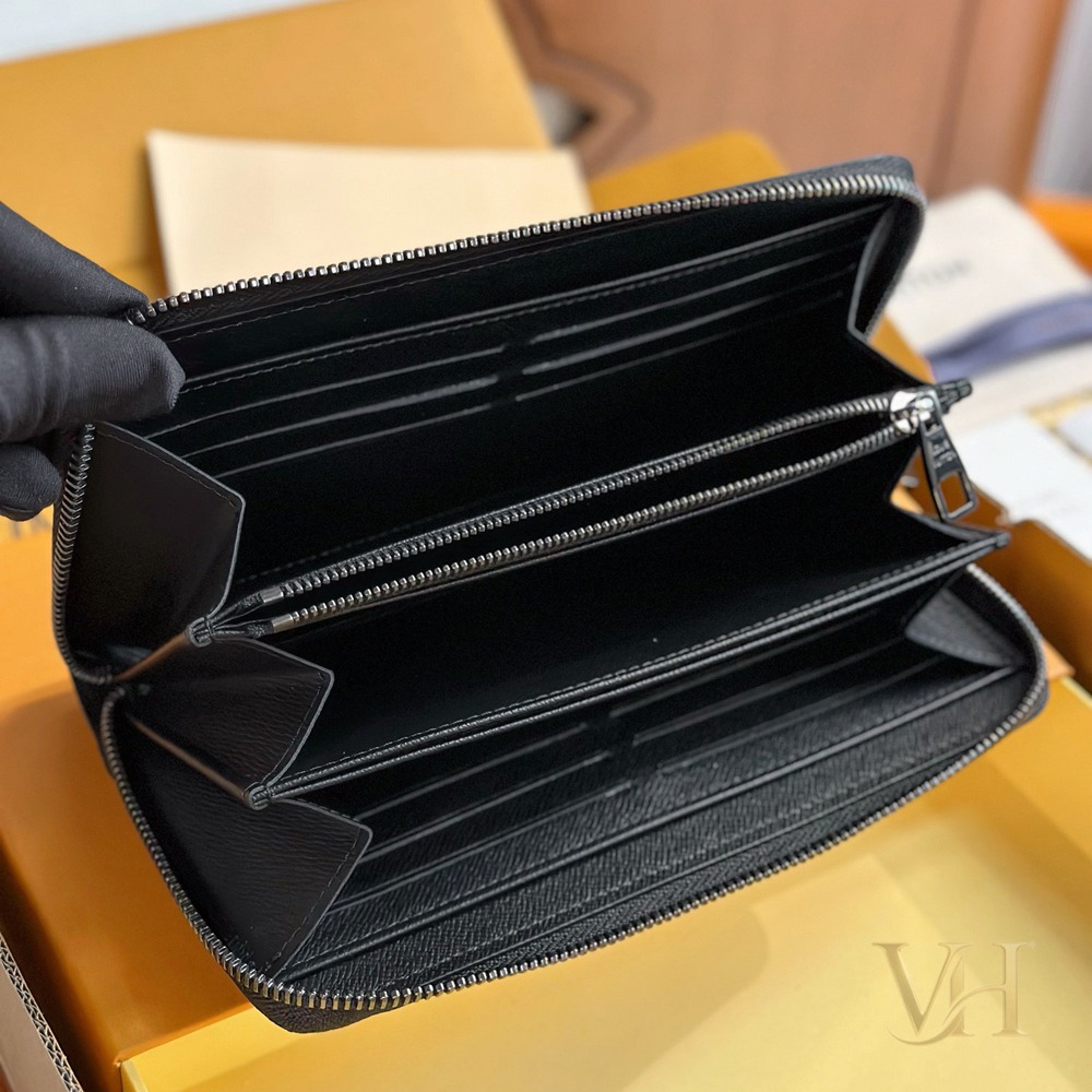 M60017 黑花Zippy 拉鏈錢夾_4