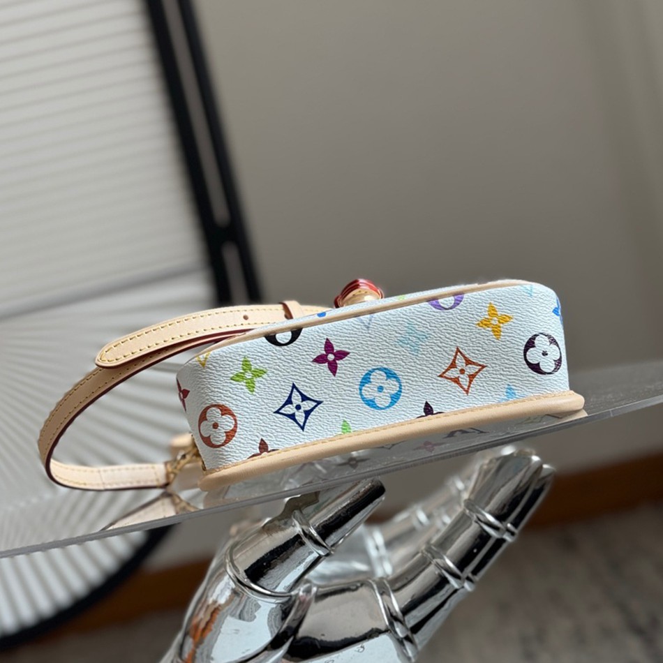 LvxTm Nano Diane 手袋M14194 白三彩法棍_3