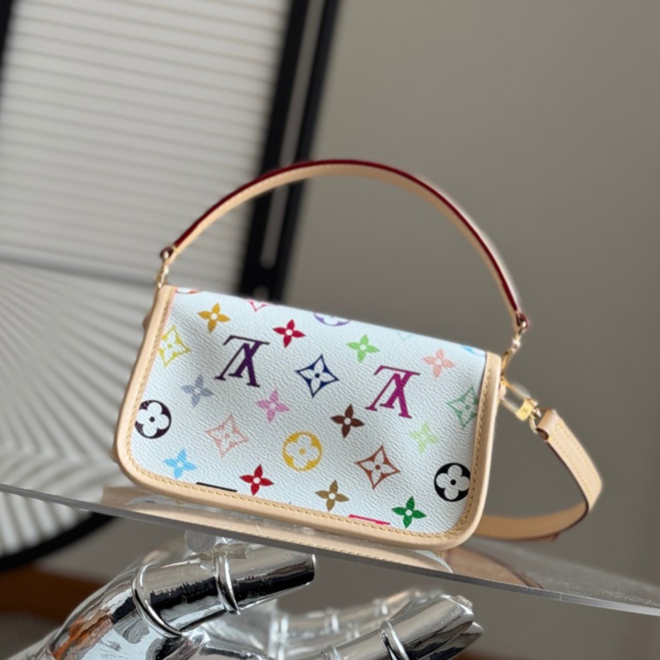 LvxTm Nano Diane 手袋M14194 白三彩法棍_6