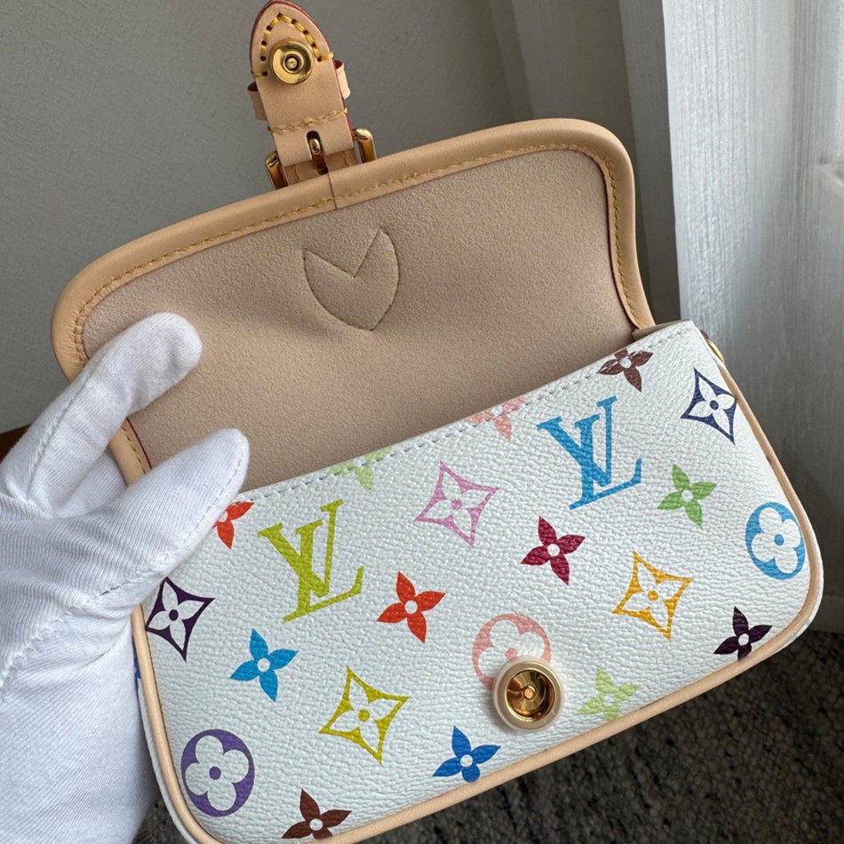 LvxTm Nano Diane 手袋M14194 白三彩法棍_8