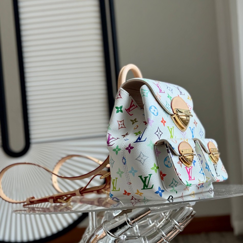 M13081 LvxTm Venice 雙肩包 村上隆聯名_2